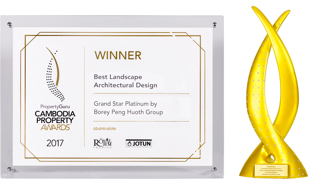 Best Landscape Architectural Design (Grand Star Platinum by Borey Peng Huoth Group)