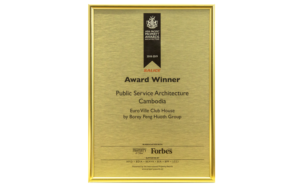 Public Service Architecture Cambodia 2018-2019 (Euro Ville Club House Hall by Borey Peng Huoth Group)