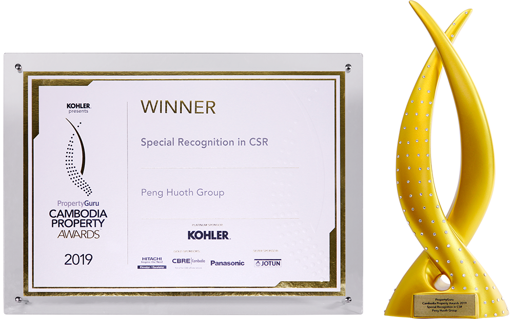 Special Recognition for Building Cammunities (Peng Huoth Group)