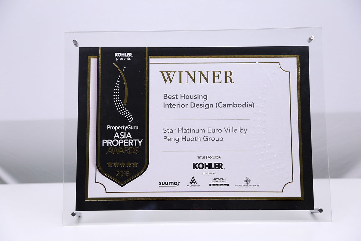 Best Housing Interior Design (Cambodia) Star Platinum Euro Ville by Peng Huoth Group