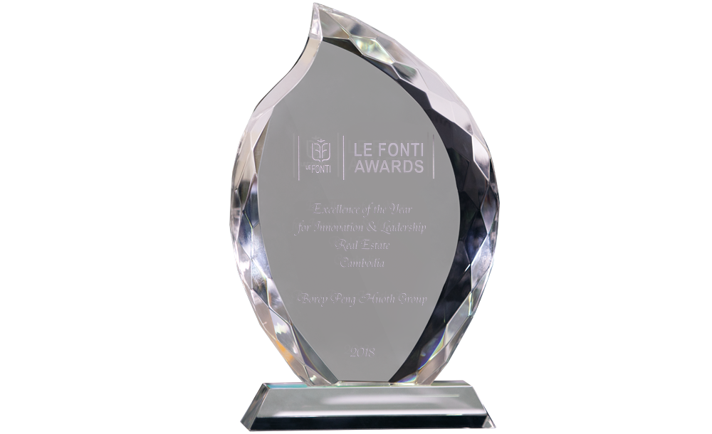 Excellence of the Year for Innovation & Leadership Real Estate Cambodia (Borey Peng Huoth Group)