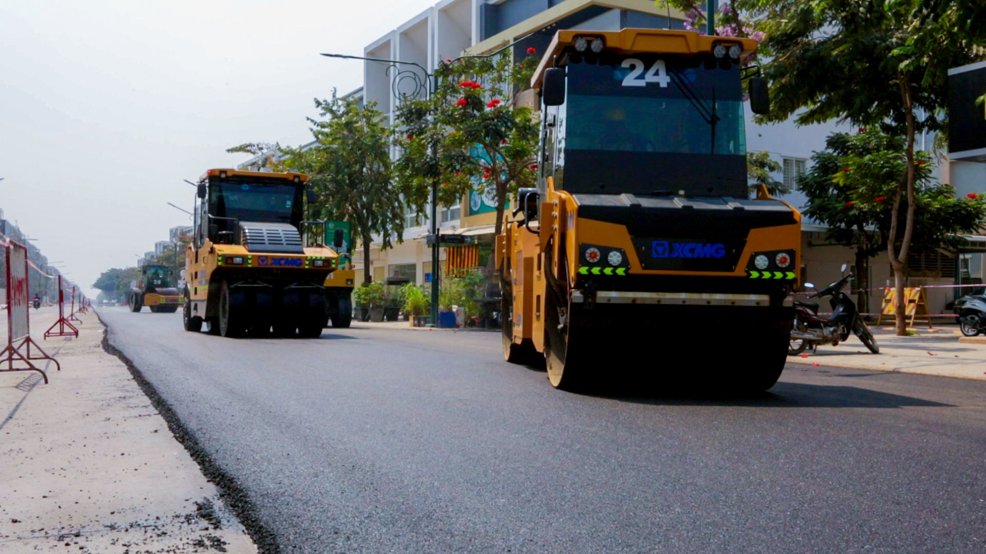 Peng Huoth Group Donates a Sweeper truck to Chroy Changvar District Administration to Clean Environment and City